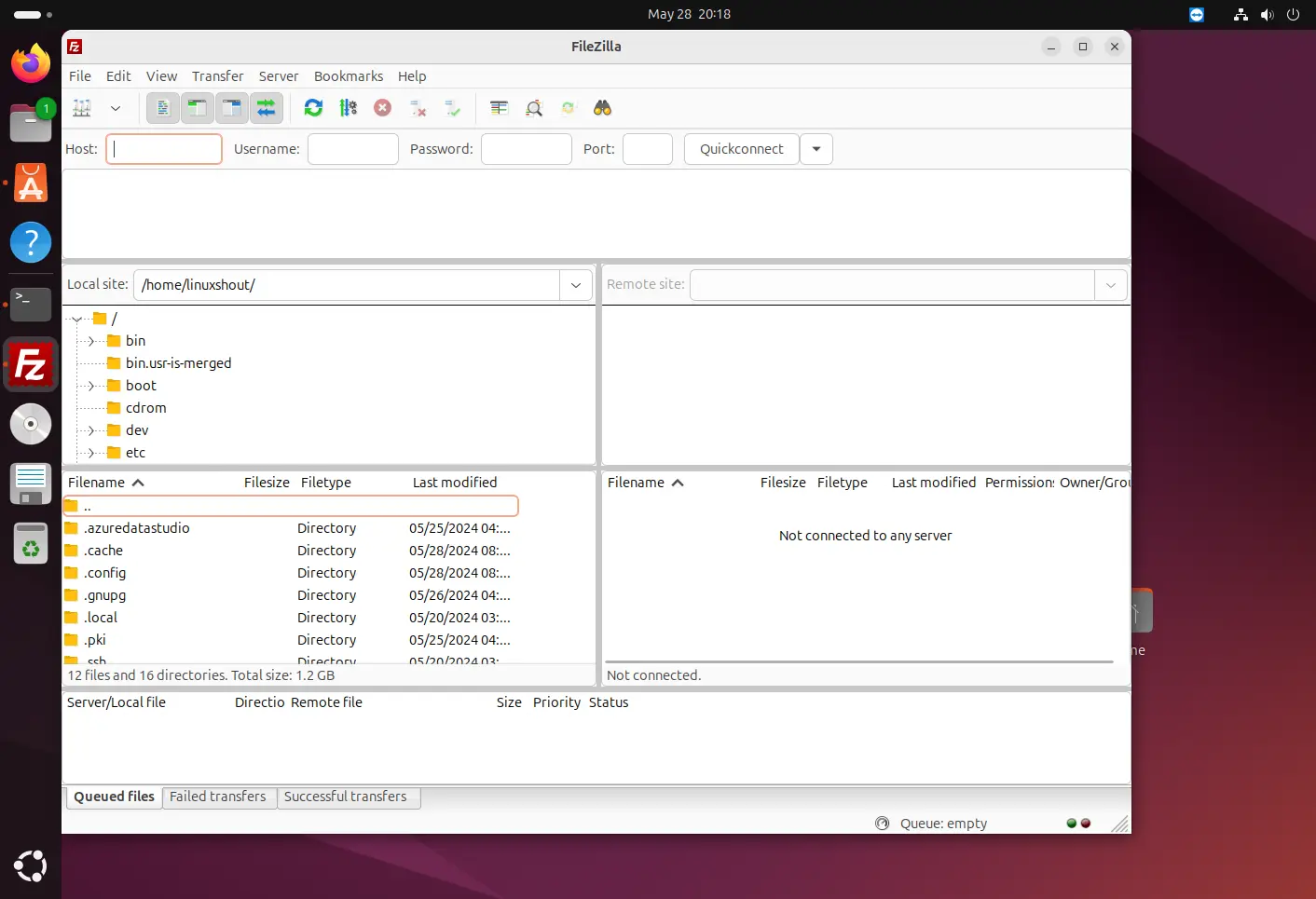 2 formas de instalar FileZilla Client en Ubuntu 24.04 LTS Noble Linux ...