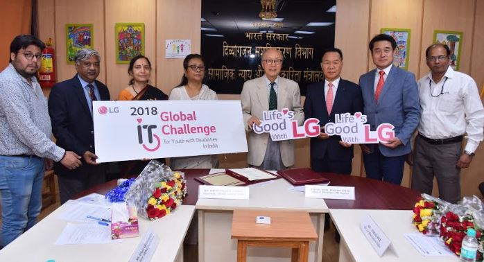 LG ha organizzato una sfida IT globale per i giovani con disabilità