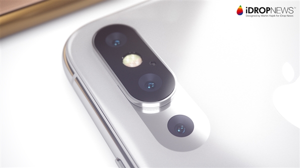 iPhone tre kameror 2019 kan stödja 3x optisk zoom