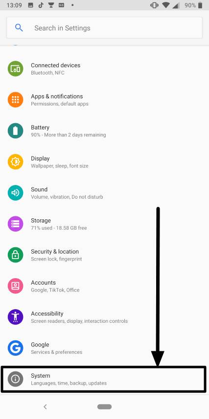 Come abilitare la nuova navigazione del sistema su Android P aka. Torta