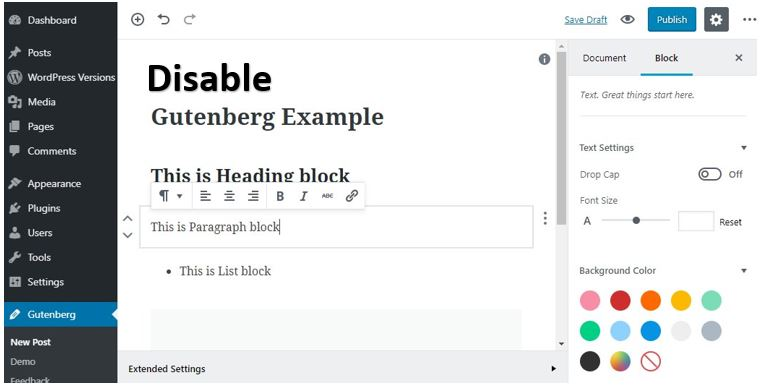 Como desativar o Gutenberg no WordPress 5.0 para recuperar o editor clássico