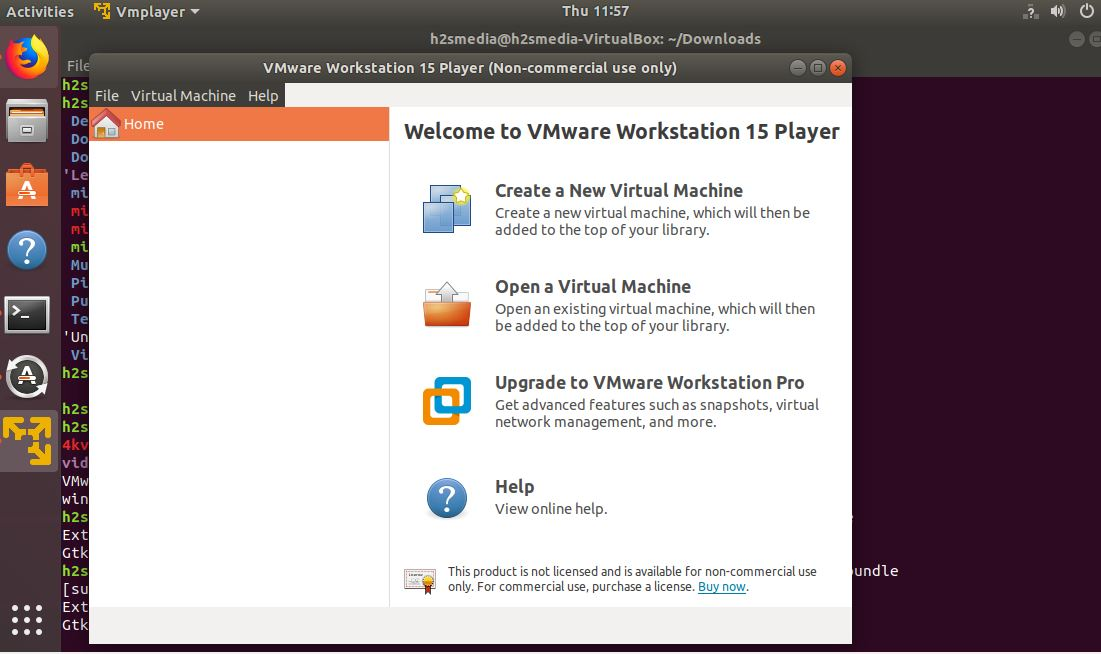 Come installare VMware Workstation Player su Ubuntu Linux