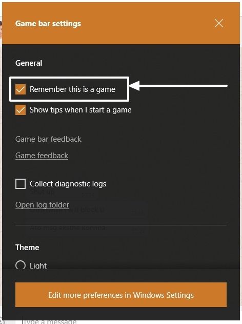 Como remover a barra de jogos de determinados programas no Windows 10