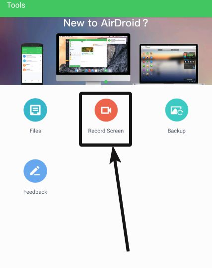 Cómo grabar la pantalla del dispositivo Android usando AirDroid, una herramienta gratuita de intercambio de archivos