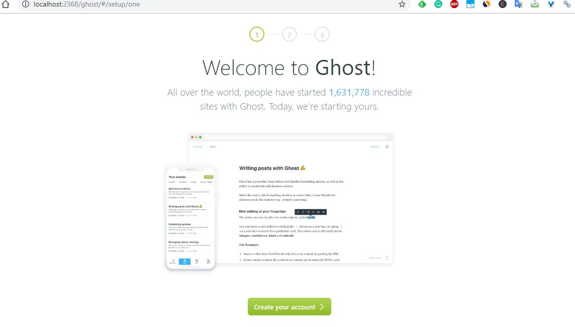 Cómo instalar Ghost CMS en Windows para desarrollo local