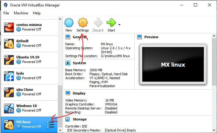 Cómo instalar MX Linux en VirtualBox VM