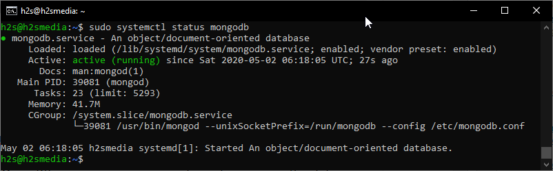 Ubuntu 20.04/18.04 LTSにMongodbをインストールする方法