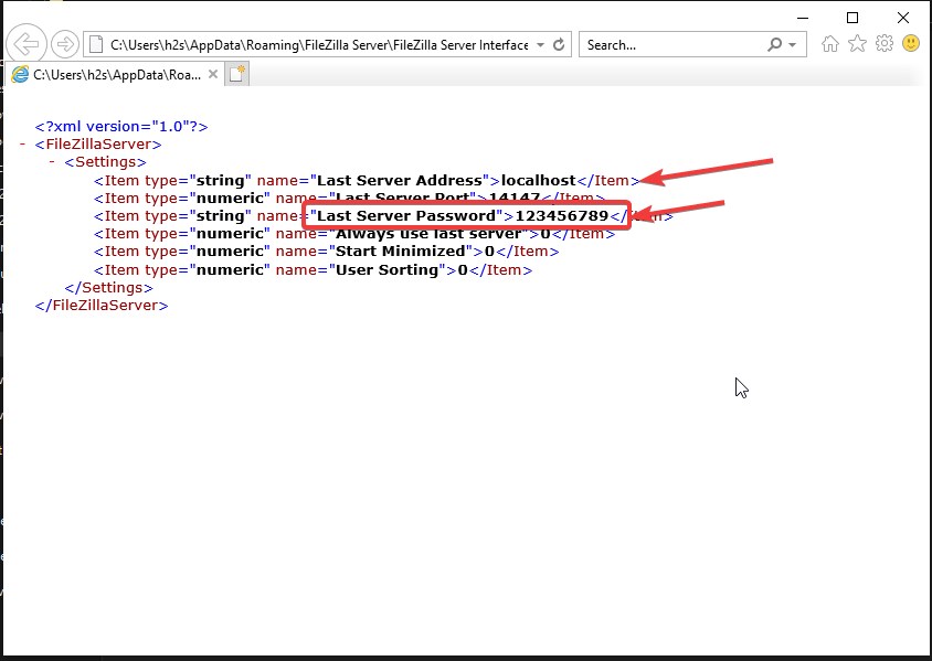 Como recuperar a senha de administrador do FileZilla FTP Server