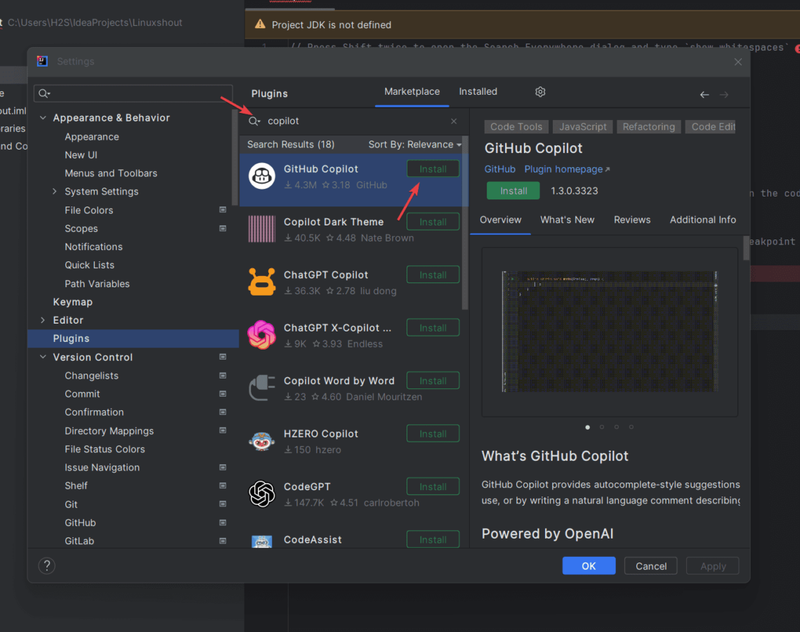 Cómo instalar y utilizar Github Copilot en la idea JetBrains IntelliJ ...