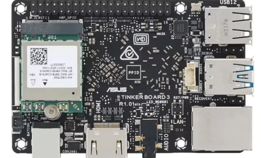 ASUS presenterar utvecklingskortet Tinker Board 3/3S, som drivs av Rockchip RK3566 fyrkärniga ARM-processor