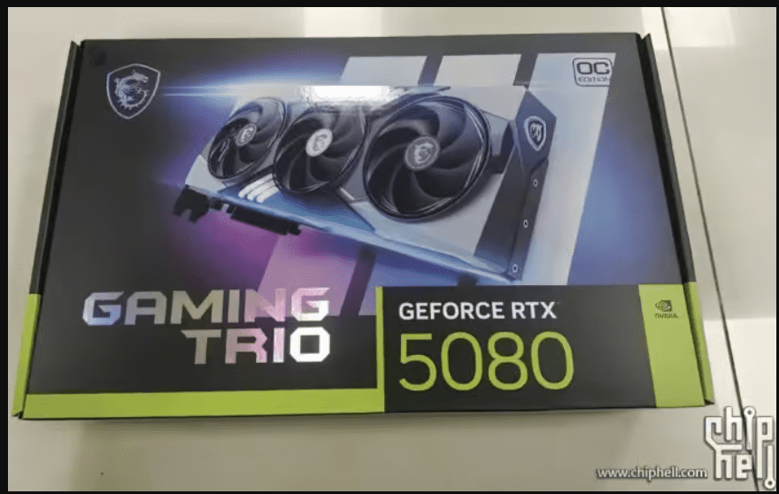 NVIDIA RTX 5080 pristatomas sausio 21 d. su 16 GB GDDR7 atmintimi: specifikacijos patvirtintos!