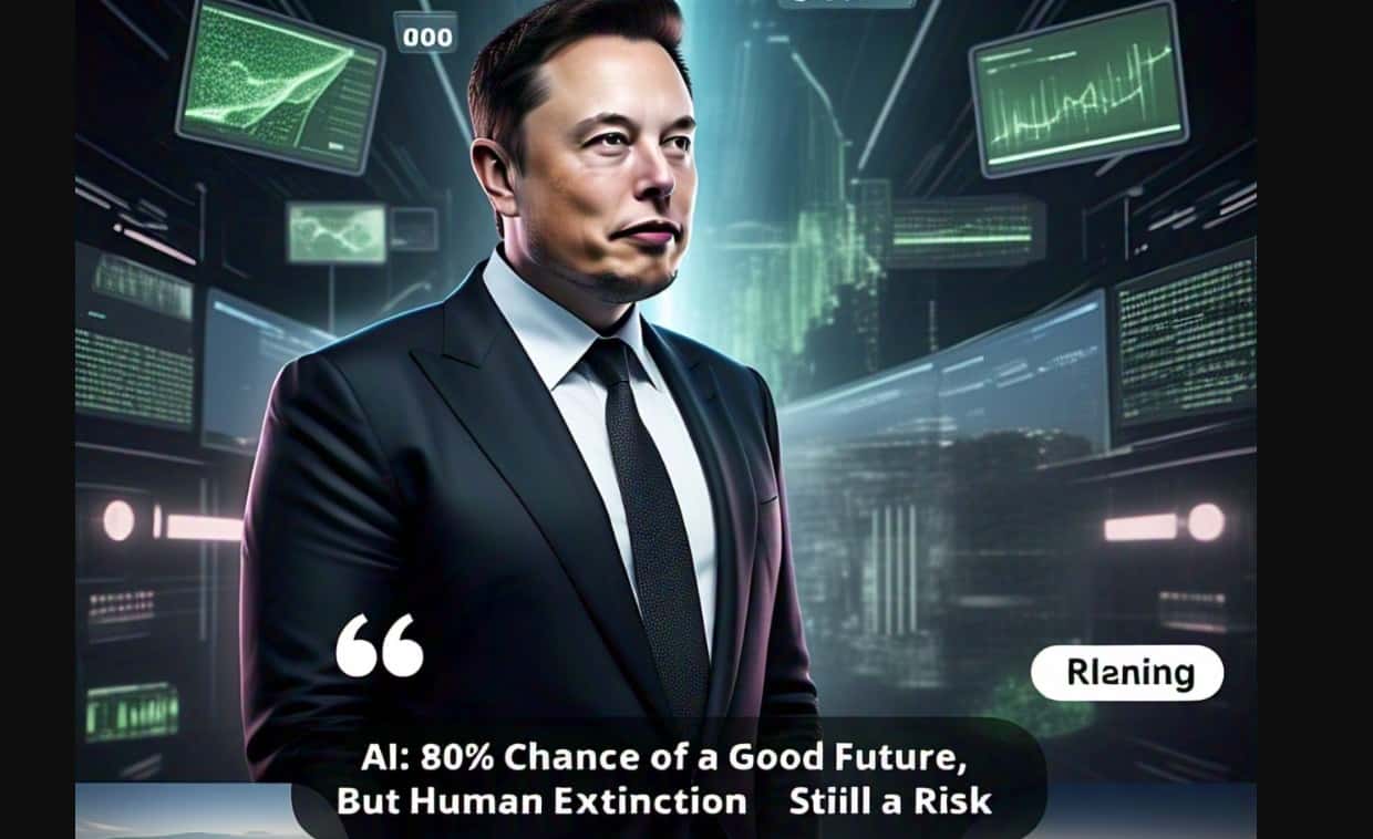 Elon Musk på AI: 80% chans för en god framtid, men mänsklig utrotning är fortfarande en risk