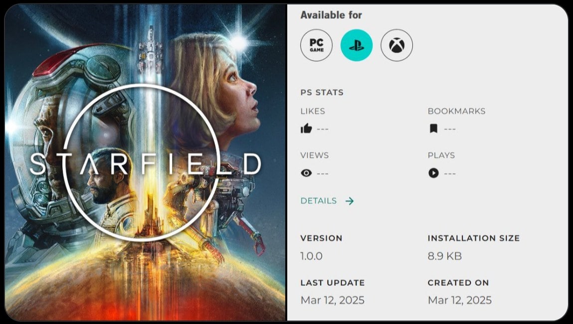 O logotipo da Sony PlayStation aparece no site Starfield da Microsoft, PS5 Lançamento provavelmente iminente