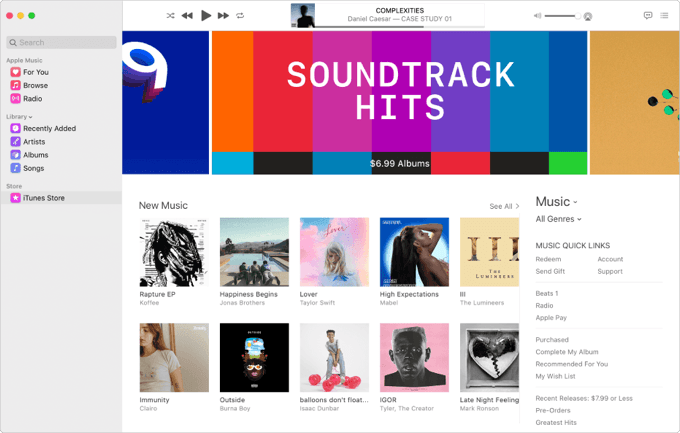 Corrigir problema de travamento da mensagem “Acessando a iTunes Store”