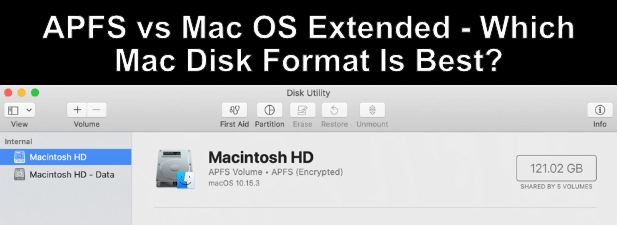 APFS vs „Mac OS Extended“