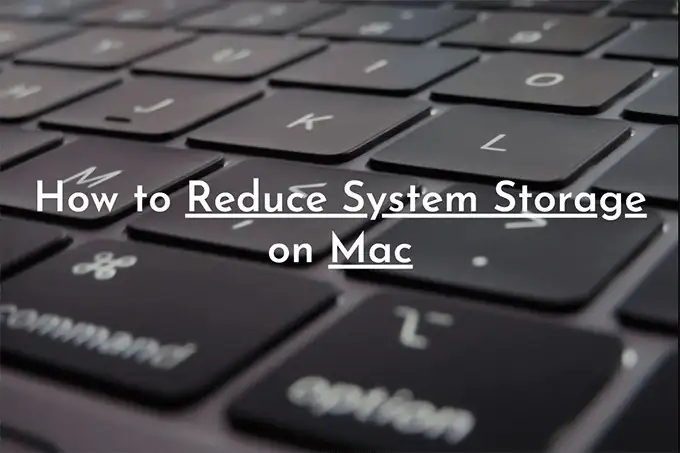 Macのシステムストレージを減らす方法
