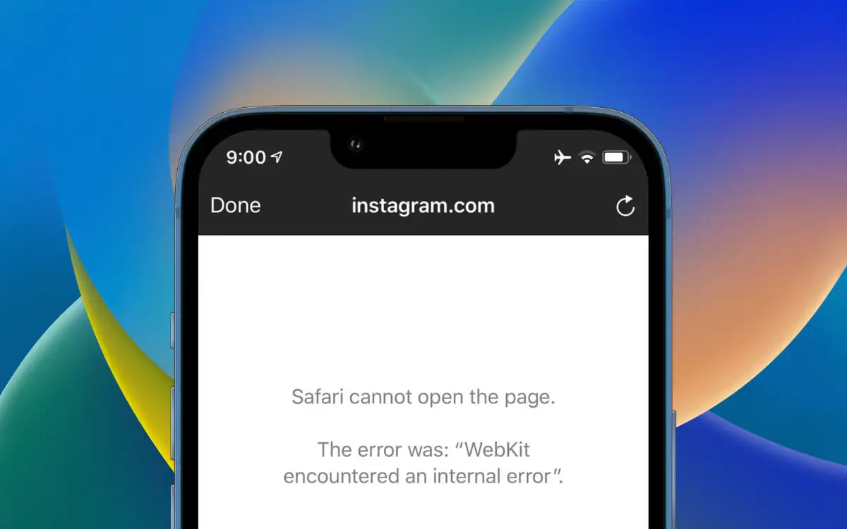 Cómo solucionar el error interno detectado por Webkit en Safari