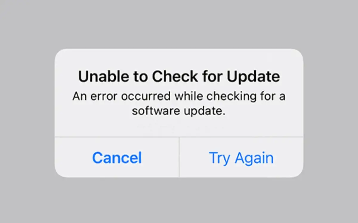 Comment corriger l’erreur « Impossible de rechercher les mises à jour » sur iPhone/iPad