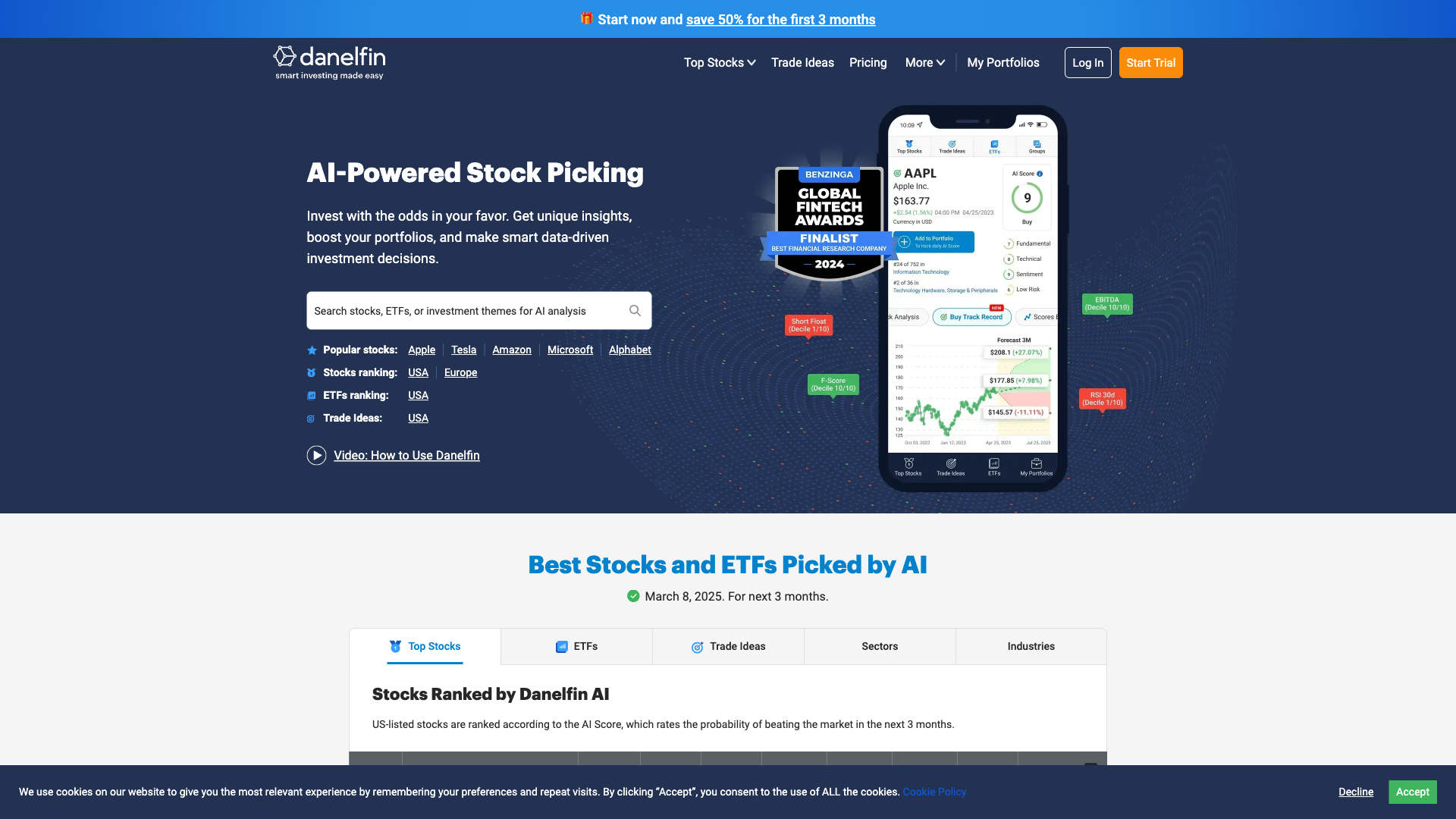 Les meilleurs outils d'investissement en actions et options améliorées en AI