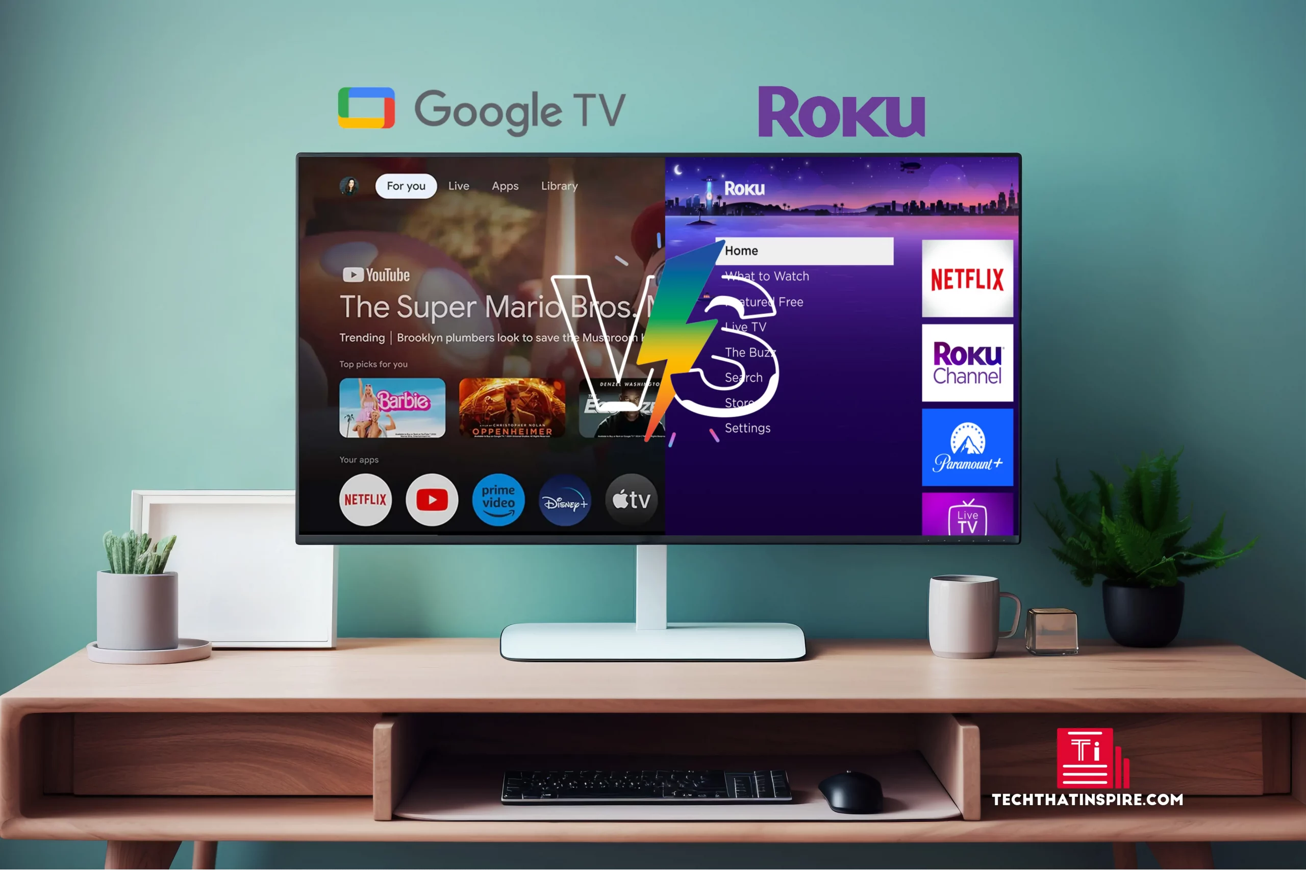 Google TV と Roku: 何を選択するか?