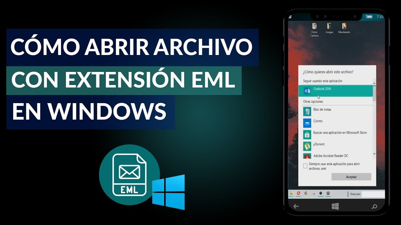 Cómo abrir un archivo .eml