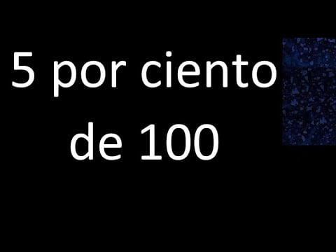 100ドルから5％を得るにはどうすればよいですか？