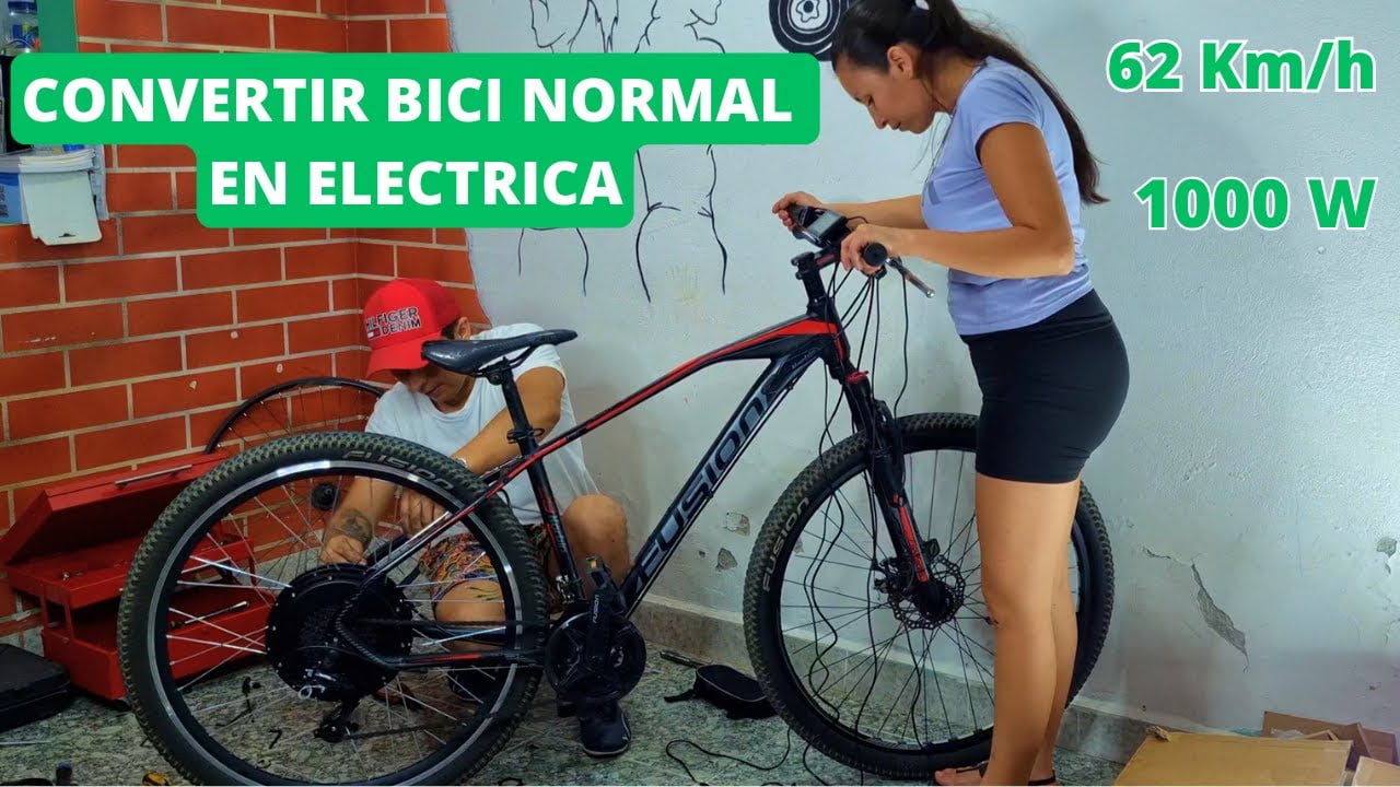 Cómo convertir una bicicleta normal en una eléctrica