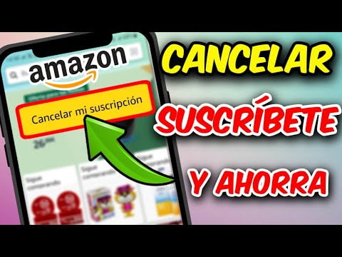 ¿Cómo cancelar una suscripción de un producto en Amazon?