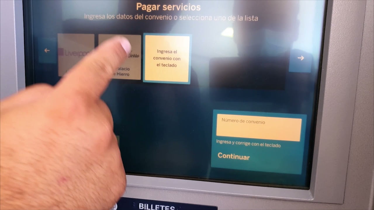 Como pagar online com um caixa eletrônico