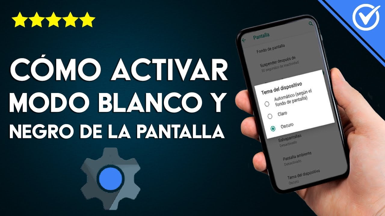 Cómo poner la pantalla en blanco y negro en Android