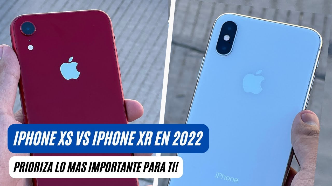 ¿Qué significa XS y XR en iPhone?