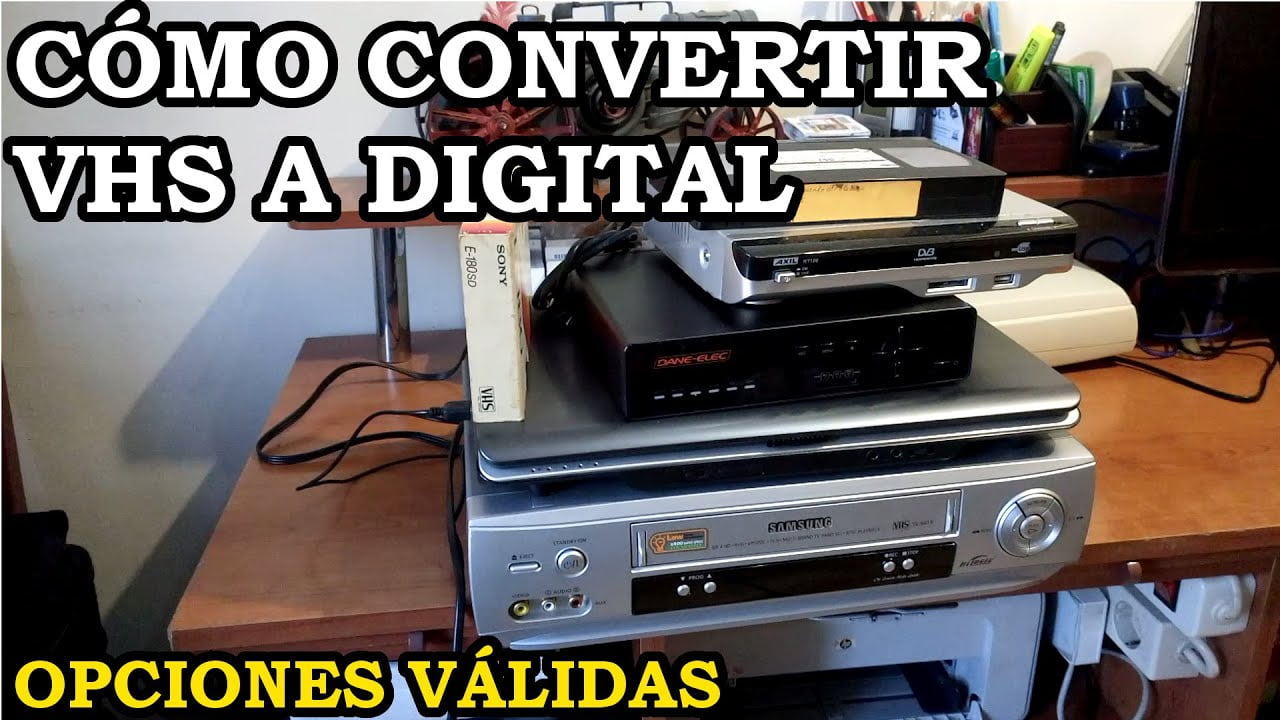 Cómo convertir cintas de vídeo a digital