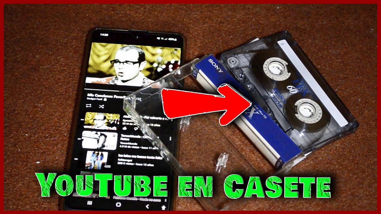 ¿Cómo grabar una canción en un cassette?