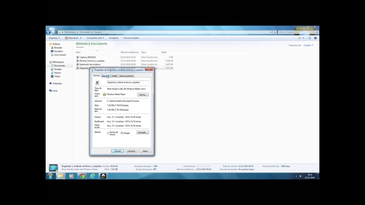 Ποιες είναι οι ιδιότητες ενός αρχείου;