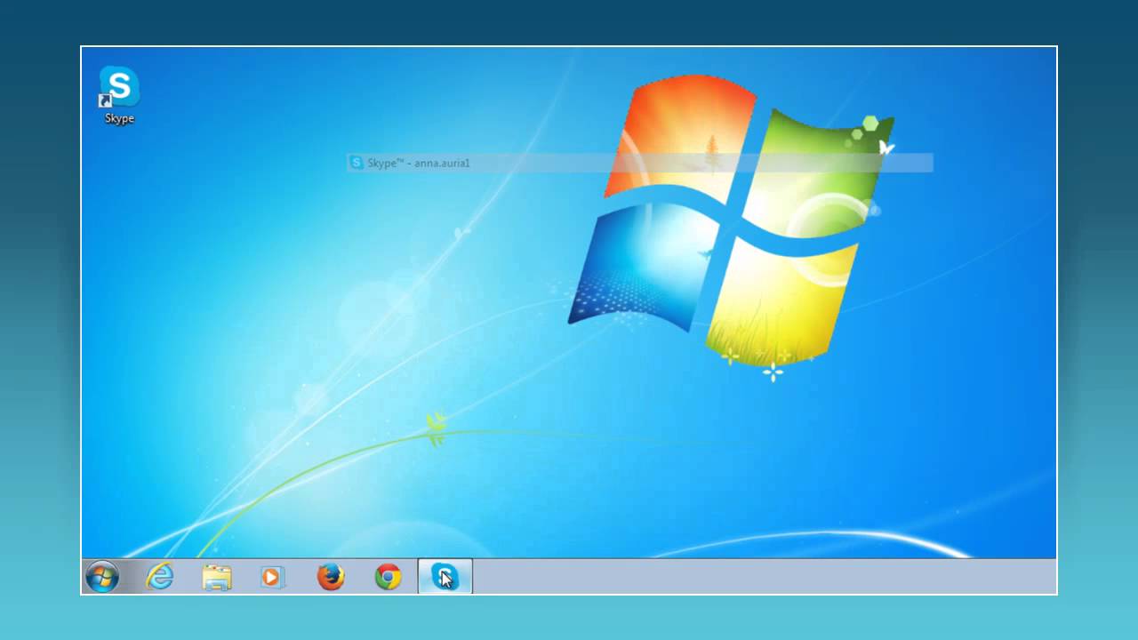 ¿Cómo instalar el icono de Skype en la barra de tareas?