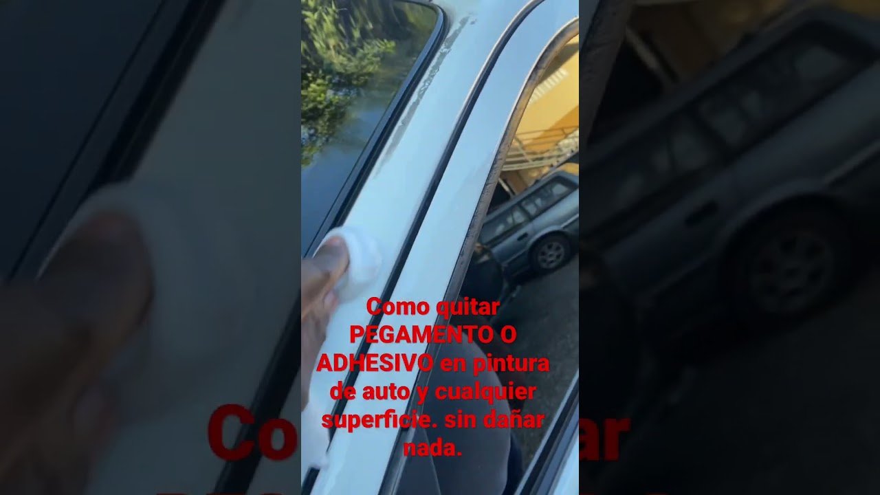 ペイントを損傷することなく、接着剤を取り外す方法は？