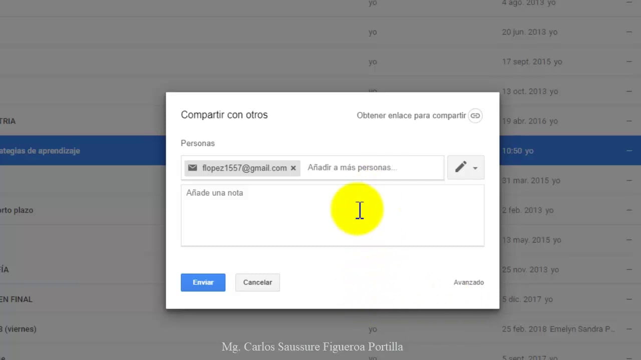¿Cómo se crea una carpeta compartida en Drive?