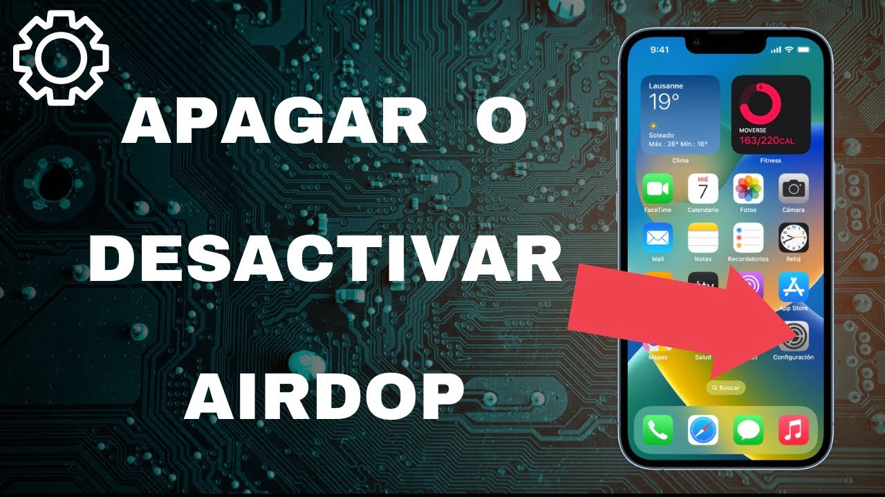 ¿Cómo apagar el AirDrop de mi iPhone?