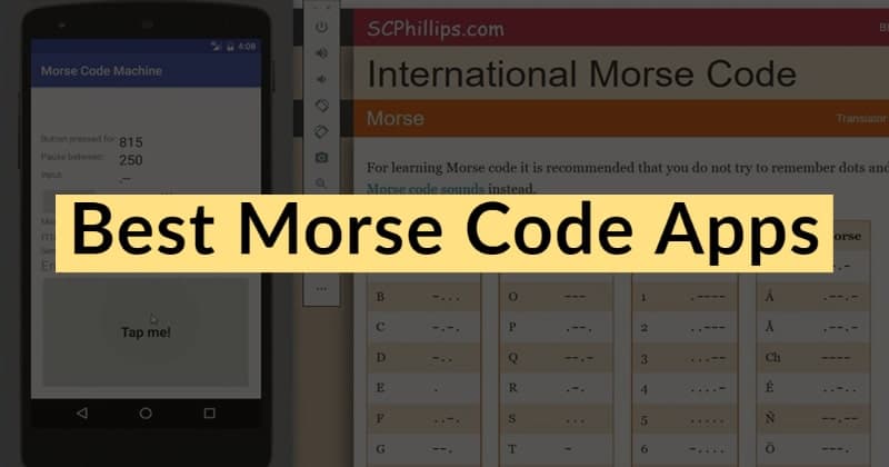 10 migliori app di codice Morse per Android