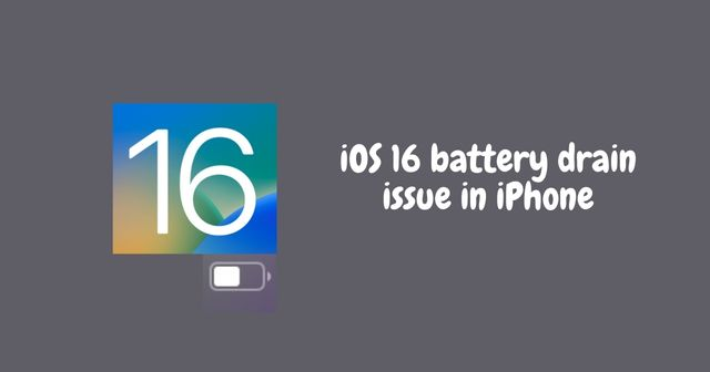 Cómo solucionar el problema de descarga de batería en iPhone (iOS 16)