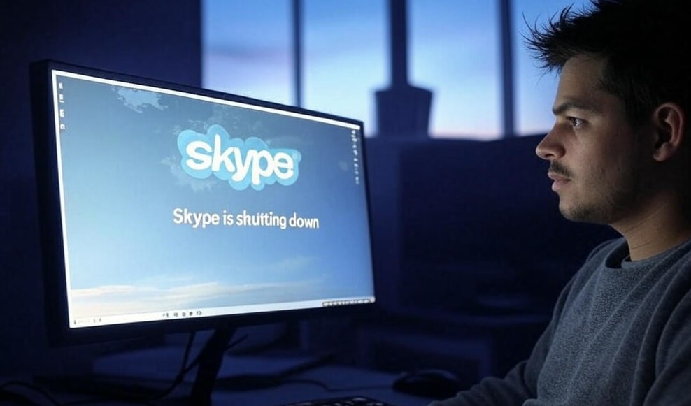 Skype para desligar em maio 