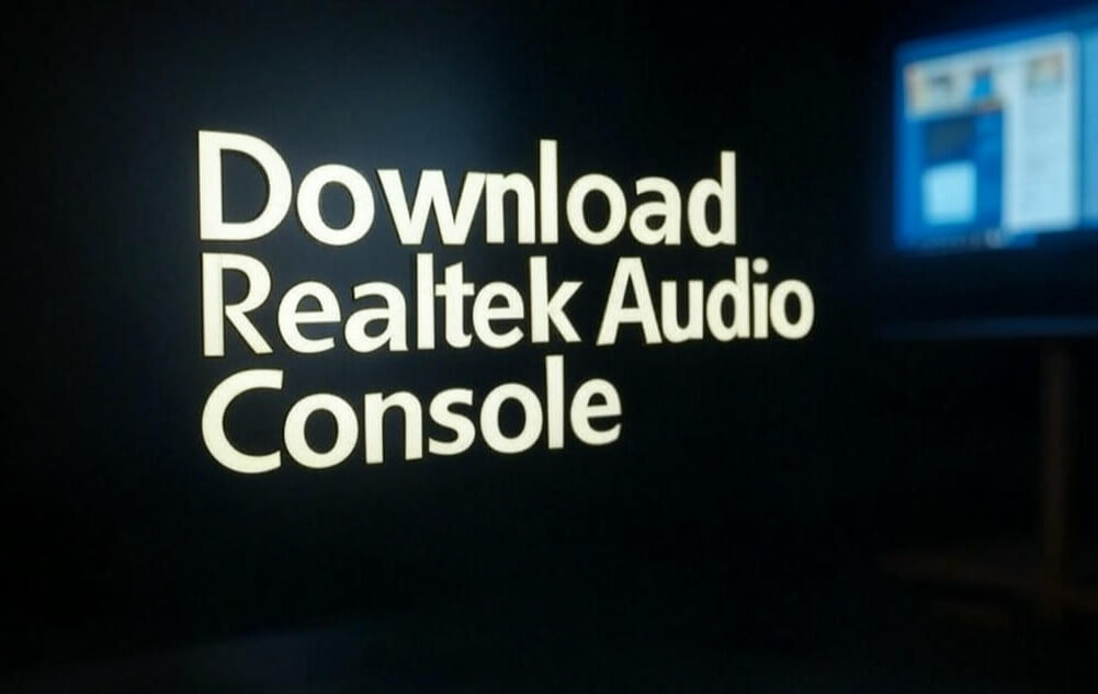 Scarica Realtek Audio Console per Windows 11/10