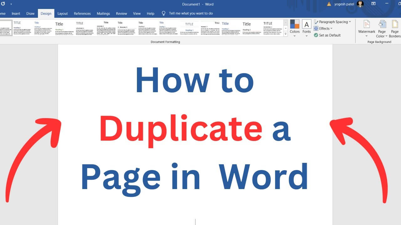 Cómo duplicar una página en Word sin copia Paste