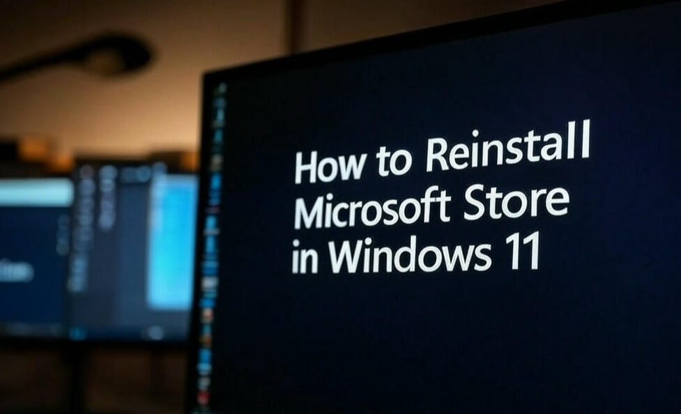 Come reinstallare Microsoft Store in Windows 11?