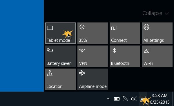 Cómo activar y usar el modo de tableta en Windows 10