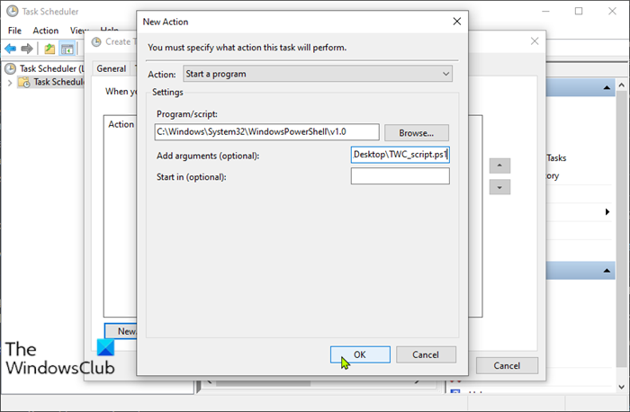 Cómo programar un script de PowerShell usando el Programador de tareas ...