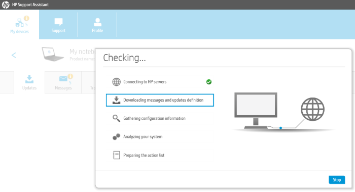 Cómo utilizar HP Support Assistant para actualizar controladores y ...