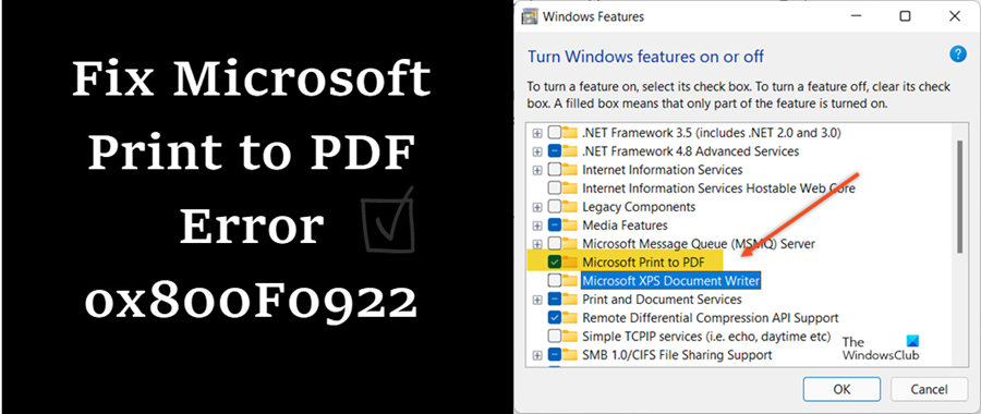 Error Statement.pdf Reparar el código de error de Microsoft Imprimir a PDF 0x800f0922 ...