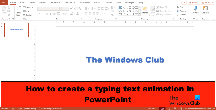Cómo hacer una animación de máquina de escribir en PowerPoint
