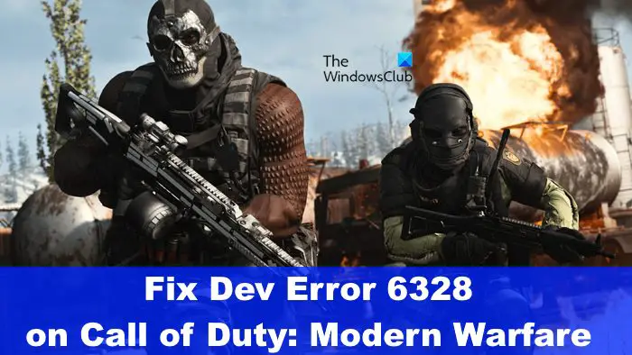 Solucionar el error de desarrollo 6328 en Call of Duty: Modern Warfare